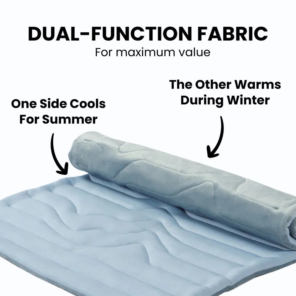 Roll-up mattress with dual-function 