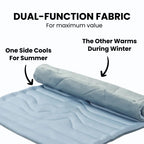 Roll-up mattress with dual-function 