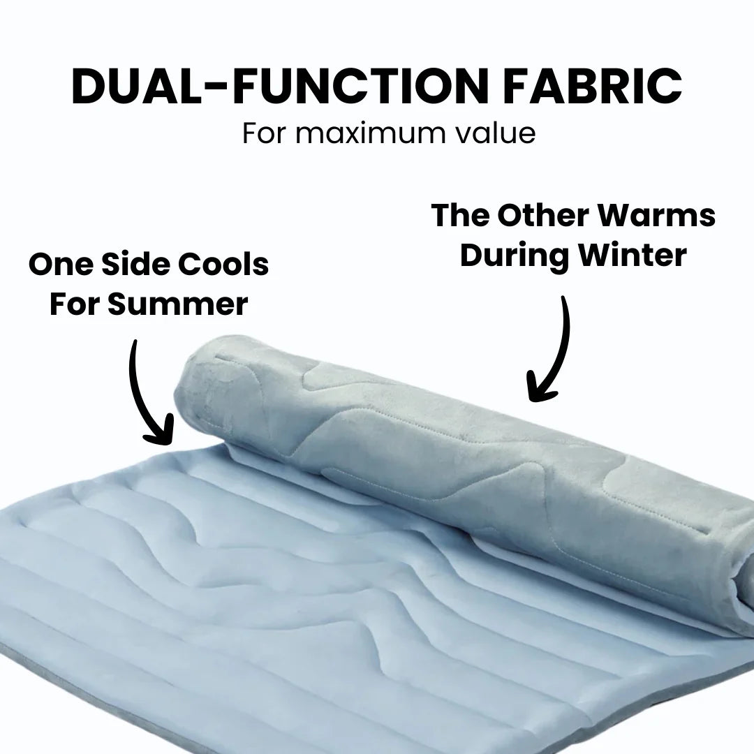 Roll-up mattress with dual-function 